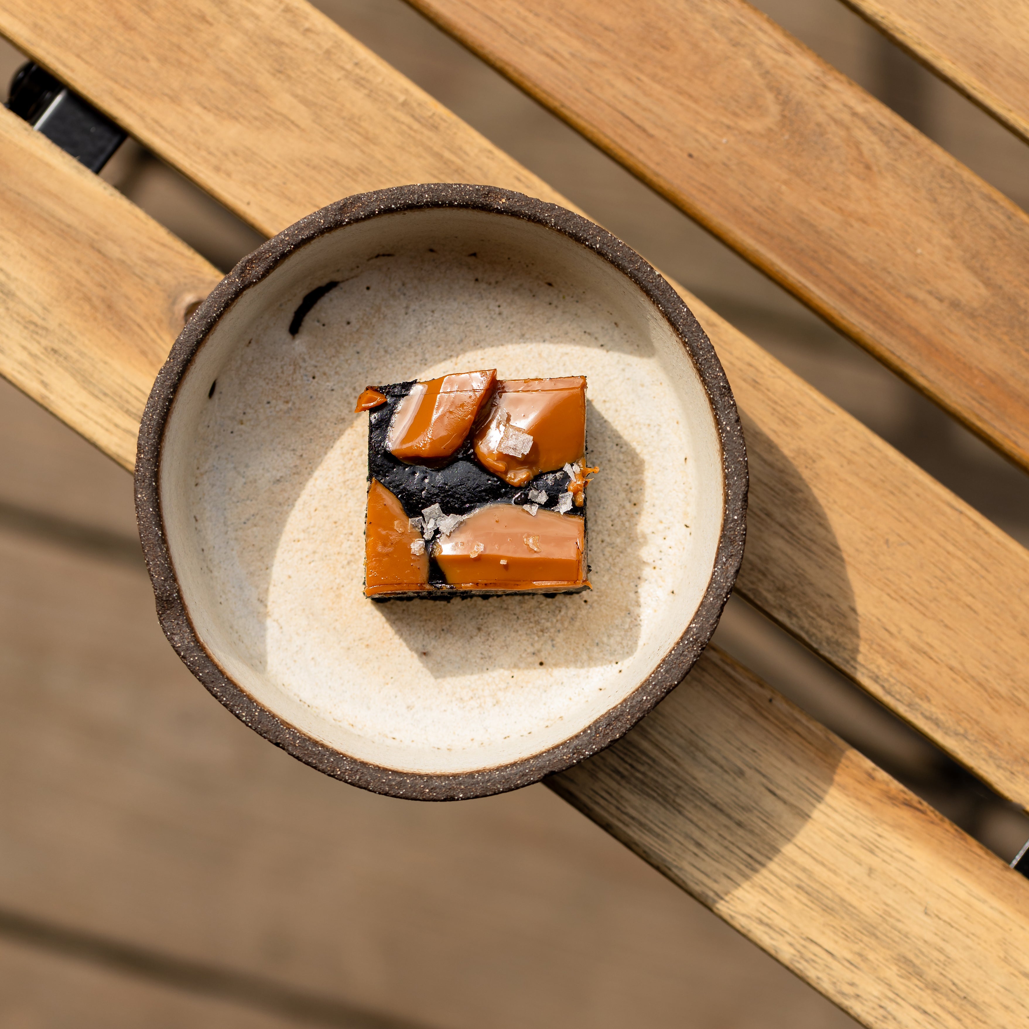 Dulce de leche brownie
