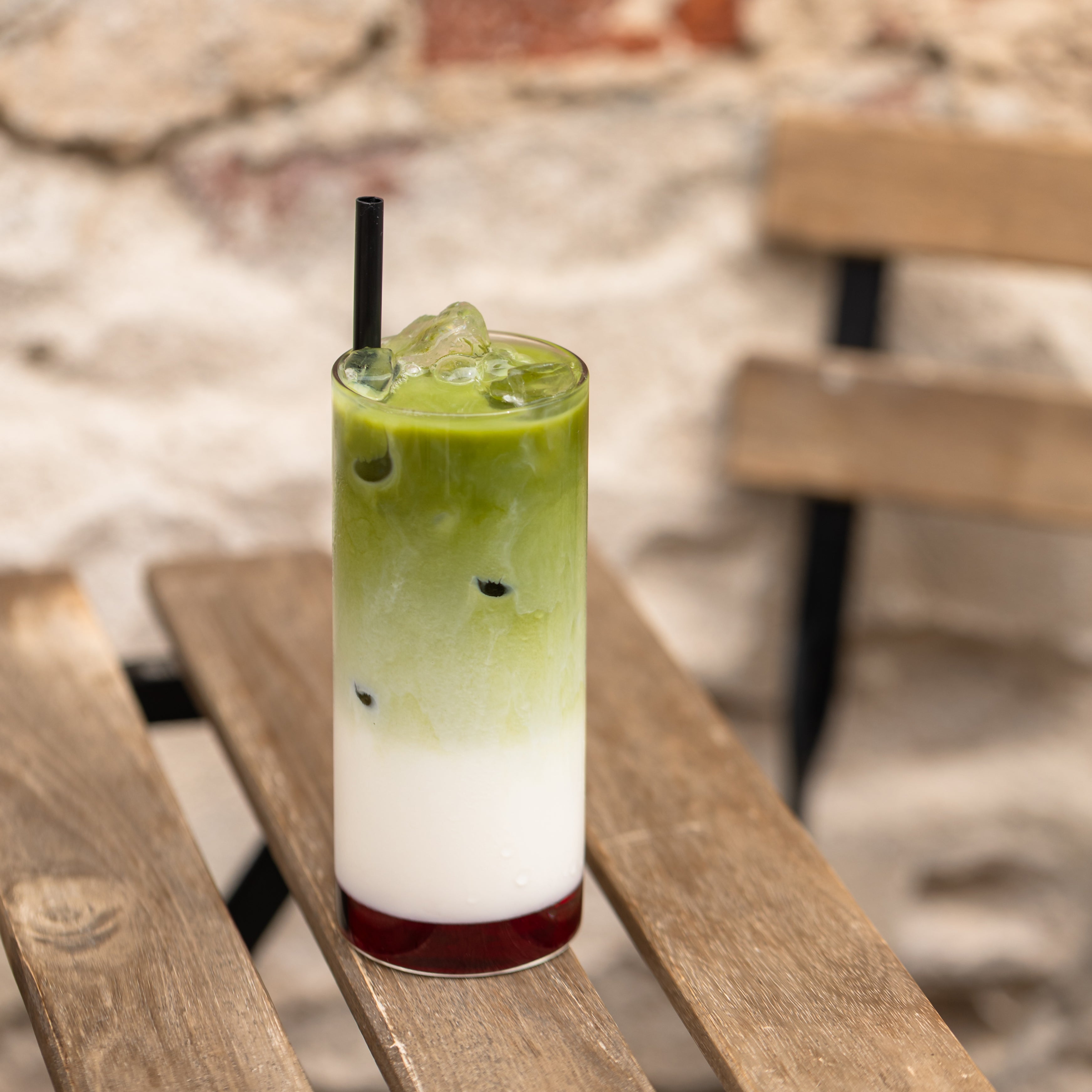 Braškinė matcha