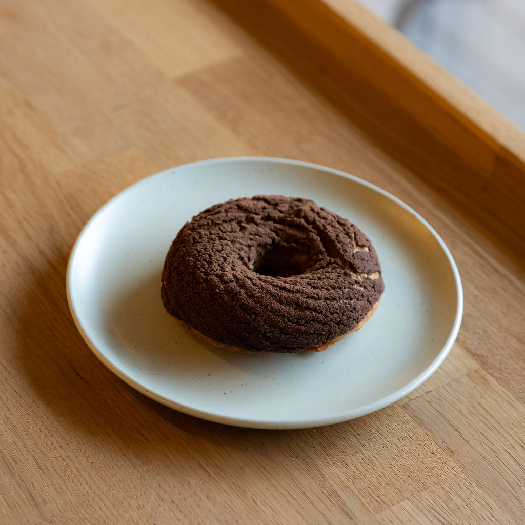 Žiedas su šokoladiniu kremu